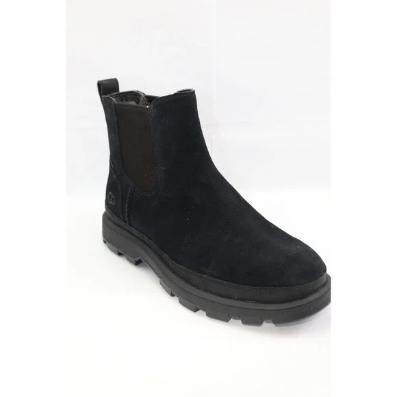 UGG CHELSEA MEN BOOTS LEATHER  Black Size 7 / UK 6 / EU 40 / JP 25 - Picture 10 of 16